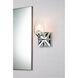 Epsilon 1 Light 6 inch PC Bath Light Wall Light in Polished Chrome